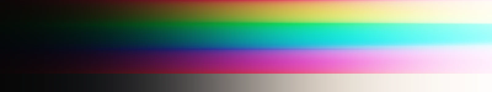 Colour sweep through the Film look, lifted and muted.